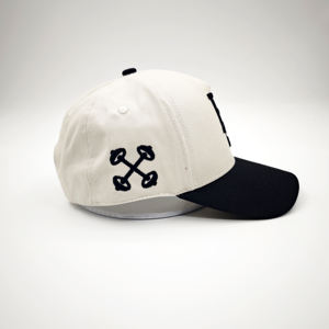 Gorra de Béisbol Oxford Personalizada al por Mayor, Diseño de 5 Paneles en Dos Tonos con Puntos, Logotipo Bordado en 3D Personalizado, Unisex - Product Image 6