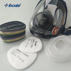 Protection sûre et confortable contre la poussière et les toxines <span class=keywords><strong>Masque</strong></span> complet en silicone de protection du travail réutilisable - Product Image 2