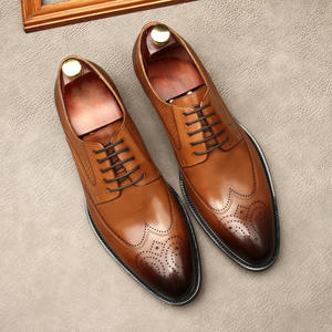 Chaussures pour hommes en cuir de luxe de haute qualité 2026, adaptées aux gentlemen italiens pour les occasions formelles, les affaires et les mariages - Product Image 1