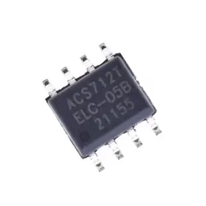 Nouvelle version Composants électroniques ACS712ELCTR-05B-T ACS712 Capteurs de courant SOIC-8