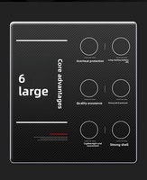 Souffleur industriel sans fil rechargeable haute puissance à batterie au lithium, sèche-cheveux en plastique, collecteur de feuilles mortes et de poussière, sans balais