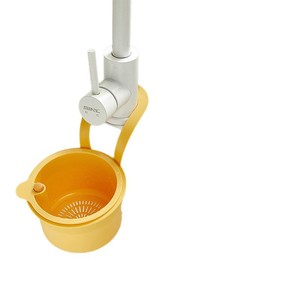Panier de vidange pour évier Xingxingjia 13x14.2x20.2cm en plastique ABS, support de rangement suspendu pour évier de cuisine - Product Image 5