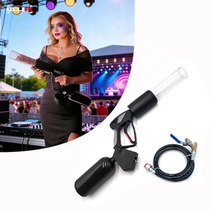 DELIFX Pistolet lanceur de billets et de t-shirts, design tendance, à gaz <span class=keywords><strong>d</strong></span>'azote, commande manuelle, valve en cuivre, pour poupées en peluche, cadeau - Product Image 1