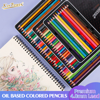 Xin Bowen 12/24/36 crayons de couleur avec mines HB de 4.0mm Base d'huile Dziwno aquarelle créative espace stylo recharges Pack de choix