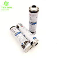 Bombe aérosol en fer blanc de 65 mm de diamètre, personnalisable OEM, résistante à la chaleur et étanche, avec logo personnalisé - Vente en gros Guangzhou