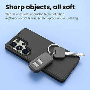 2-ב-1 במקרה טלפון הגנה כפולה עבור גלקסיה s25 אולטרה אנטי-טיפה קשה לאביזר נייד - Product Image 6