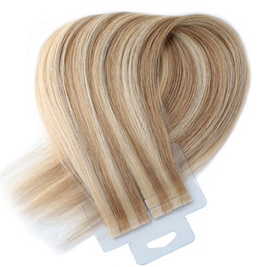K.SWIGS ต่อผมเทปแบบมองไม่เห็นชนิดผมตรง Remy ขายดี ขนาด 12 นิ้ว-28 นิ้ว สีตามสั่ง ไม่ผ่านการดัดแปลงด้วยสารเคมี - Product Image 1