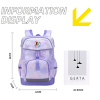 Ensemble de sac à dos pour étudiants en 2 pièces avec sac à documents assorti et plusieurs compartiments