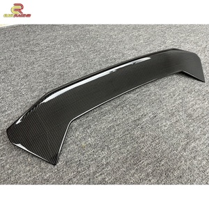 PT Style Dry Gloss Carbon Fiber Auto Parts <b>Rear</b> <b>Spoiler</b> <b>Rear</b> Wing Base Lid for Lambo Huracan EVO Carbon Wing Car Body Kits - Product Image 2