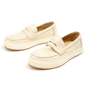 Off-White Leather Sneakers 139-4 <b>Cushioned</b> Youth Casual Shoes - Product Image 3