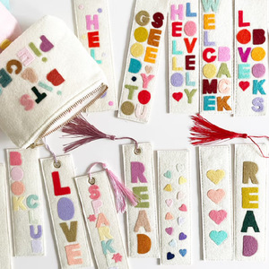 Marcapáginas de Fieltro Hecho a Mano, Regalo para Lectores, Regalo para Estudiantes, Diseño de Corazón, Regalo de Aniversario Escolar - Product Image 6