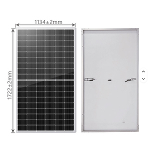 แผงโซลาร์เซลล์สีดำชนิด N-type โมดูล PV แผงโซลาร์เซลล์แบบโมโนคริสตัลไลน์สำหรับระบบโซลาร์เซลล์ - Product Image 2
