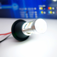 Luz LED de Señal de Giro de Doble Color T20 42SMD, Luz de Reversa SMD 2835 de 10w, DRL Blanca/Amarilla, Bombilla LED 1156 7440 3156 con Función Switchback