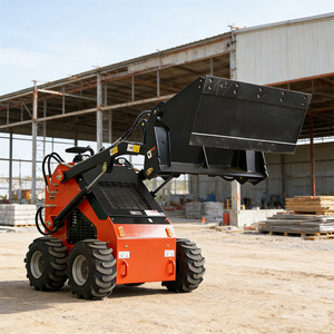 รถตักล้อยางขนาดเล็กอเนกประสงค์ พร้อมฟังก์ชั่นยกของ  เครื่องจักรอเนกประสงค์สำหรับการขนถ่ายและจัดเรียงสินค้าในโรงงาน - Product Image 3