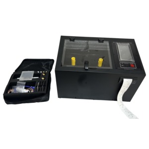 Analyseur de tension de rupture de l'huile de transformateur ASTMD877, testeur de résistance diélectrique, testeur <span class=keywords><strong>BDV</strong></span> avec capteur de température NTC - Product Image 6