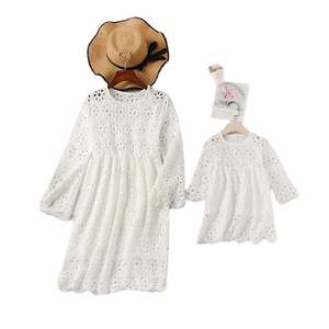 Costume mère-fille, vêtements assortis pour la famille, tenues maman et moi, robe pour bébé fille - Product Image 2