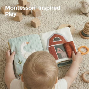 Libro <span class=keywords><strong>de</strong></span> Tela <span class=keywords><strong>de</strong></span> Peluche con Diseño <span class=keywords><strong>de</strong></span> Oveja <span class=keywords><strong>de</strong></span> Dibujos Animados Personalizado OEM, Hecho <span class=keywords><strong>de</strong></span> Tela <span class=keywords><strong>de</strong></span> Alta Calidad con Anillo <span class=keywords><strong>de</strong></span> Dentición para Bebés - Product Image 3
