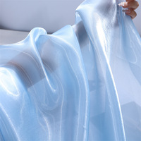 Tissu Organza Premium Brillant Effet Nacré pour Robe de Mariée, Toile de Fond et Jupe - Vente en Gros
