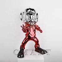 Statue de Souris de Dessin Animé en Impression 3D, Décoration Intérieure pour Hôtel et Maison, Statue d'Animal Chat, Personnages de Jeu de Dessin Animé, Sculpture Pop Art