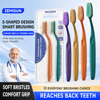 Brosse à dents personnalisée avec logo, brosse à dents de luxe de qualité supérieure à poils doux