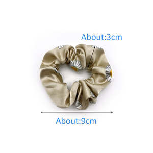 Seda satén <span class=keywords><strong>intestino</strong></span> grueso Scrunchies lazos para <span class=keywords><strong>el</strong></span> cabello pequeña Margarita versión coreana de franela impresa accesorios para <span class=keywords><strong>el</strong></span> cabello para mujeres - Product Image 6