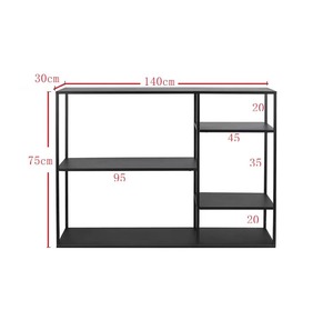 Nordique moderne Simple métal support de rangement fer étagère <span class=keywords><strong>Console</strong></span> Tables pour meubles de maison décoratif petit canapé côté porche - Product Image 6