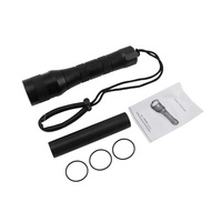 Lampe de plongée LED Asafee, lampe torche LED étanche pour la plongée, lampe de plongée professionnelle rechargeable