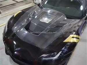 New Carbon Fiber Body Kit for Corvette C7 Including Front Shovel Rear <b>Diffuser</b> Spoiler Cover-<b>Car</b> Bumpers - Product Image 6