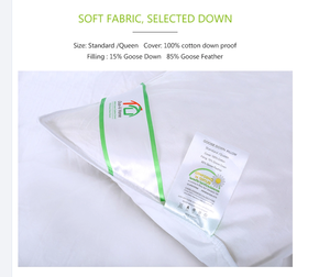 Layanan pesanan OEM besar 2025 paket ganda penjualan laris bantal tidur dan bulu angsa bebek Hotel rumah - Product Image 5