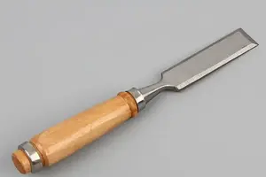 Juego de 4 Cinceles de Punta Plana de Alta Calidad para Tallar Madera, con Mango de Madera, Herramienta Manual - Product Image 4