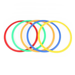 Set di 10 Anelli per Agilità per Bambini da Esterno, Anelli Hula per Allenamento, Leggeri e Resistenti in Materiale PP, per Fitness Fisico e Gioco del Salto alla Corda - Product Image 5