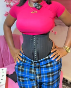 Corset amincissant en latex confortable <span class=keywords><strong>pour</strong></span> femme avec 25 baleines en acier - Product Image 5