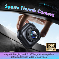 Caméra sportive L9 pour le pouce, prise de vue 2K HD, étanche IP66, enregistrement d'urgence en cas de collision, lecture mobile OTG