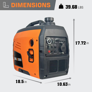 Générateur portable professionnel Field Family Backup Quiet 230V 4 temps 98CC refroidi par air, démarrage manuel HS2250is-ED-3, 2,2 KW - Product Image 4