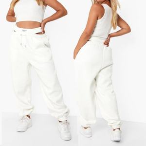 Wholesale Factory Plus Size Women Clothing <b>Thong</b> Detail Waistband Oversized Jogger Sexy Women's Pants - Product Image 3