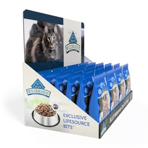 Promotional Foldable Eco-Friendly Cardboard Totem Display Tier <b>Counter</b> for Cat Food for Store for Showcase - Product Image 3