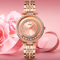 Montre pour femmes Mouvement japonais Relojes 3 ATM Résistante à l'eau Montres à quartz pour femmes Skmei 1740