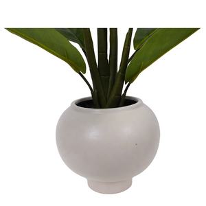 Faux Plantes Plante En Pot Artificielle 45cm Paons Feuilles Plante En Pot Faux Verdure Plante D'intérieur pour La Maison Bureau Cottage Patio - Product Image 5