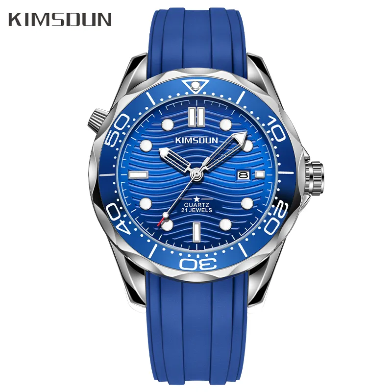 Orologi al quarzo di moda personalizzati orologio moderno cinturino in Silicone da uomo al quarzo di lusso Sport viaggi di Sport orologi regalo per gli uomini