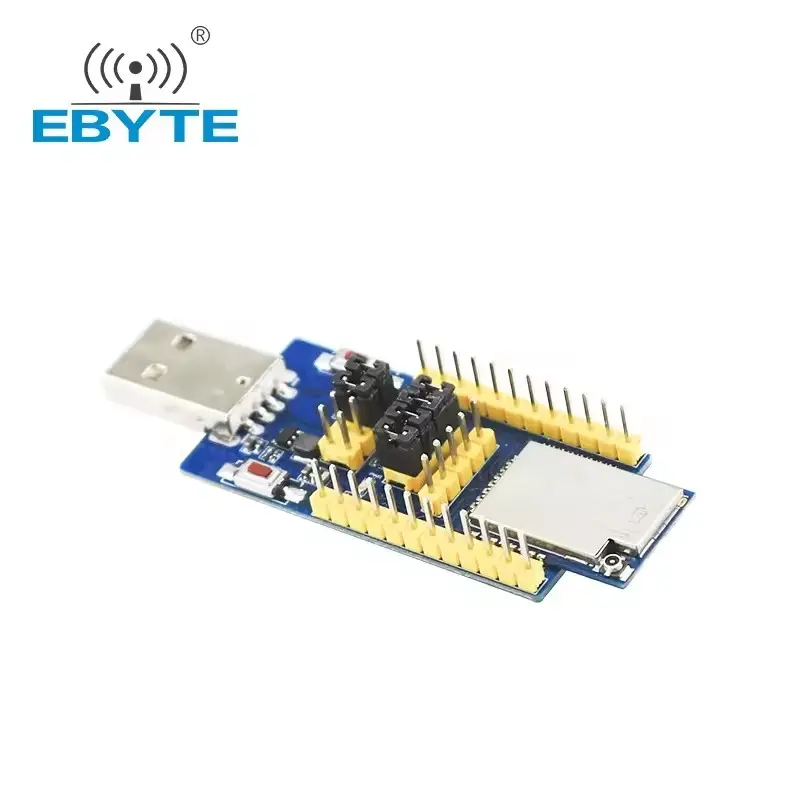 Placa de teste USB Ebyte E18-TBH-27 CH340G para E18-2G4Z27SI 2.4GHz SMD módulos sem fio zigbee cc2530