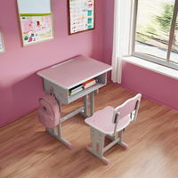 Ensemble table et chaises de salle de classe moderne et simple Mobilier en métal durable avec options réglables pour les étudiants
