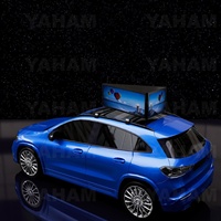 Pantalla LED para Techo de Taxi P2mm, Tres Lados, HD a Todo Color, Eficiente Energéticamente, Letrero Publicitario para Techo de Vehículo, Modelo YAHAM 7.0 Innovador