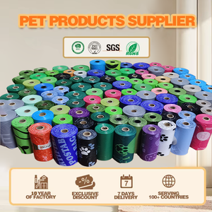 Cdhb compostable Pet chất thải túi ra xử lý mạnh mẽ bền phân hủy sinh học Dog Doggy poop Poo Shit túi với Dispenser - Product Image 6