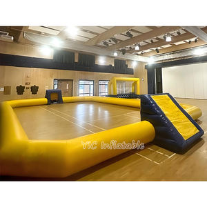 Lapangan pantul sepak bola tiup PVC kustom dasar lembut pagar sabun sepak bola permainan olahraga garansi 2 tahun-tersedia untuk dijual - Product Image 5