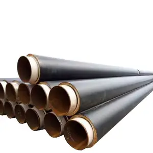 Jwell Underground Thermal Insulation Steel Pipe With PU Foam and HDPE Jacket extrusion machine
