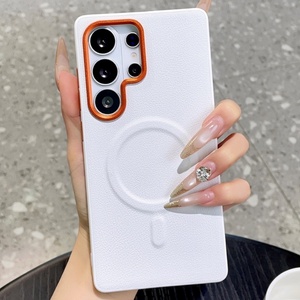 เคสโทรศัพท์มือถือหนัง PU แบบแม่เหล็กสำหรับธุรกิจ สำหรับ Samsung S26 S23 S24 S25 Ultra Plus EDGE รองรับการชาร์จไร้สาย ป้องกันการกระแทก - Product Image 1