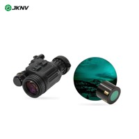 JKNV PVS-14 Prix Abordable FOV 40 Monoculaire Gen2 Plus / Gen 3 FOM Réel 2000 P45 Phosphore Blanc Haute Résolution 64 Plus IP65/IP68