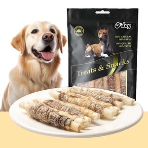 Fábrica al por mayor comida para mascotas FishSkin & Cowhide Stick Dog Treats Snack más bajo <span class=keywords><strong>entre</strong></span> perros similares Dental Chew Omega Treats - Product Image 1