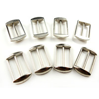 Boucles de chapeau en alliage de zinc 17mm 20mm, ajusteurs coulissants pour casquettes de baseball, barre coulissante à 3 vitesses, sangle réglable Tri-Glide, boucles de sport