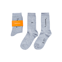 Logo personnalisé Chaussettes de sport tricotées pour hommes Chaussettes de compression athlétiques souples pour le cyclisme